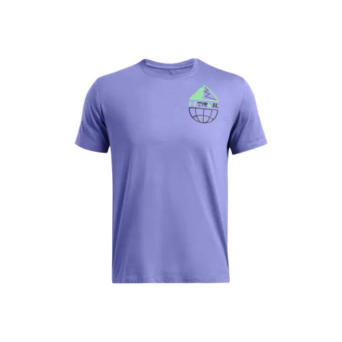 Under Armour T-Shirt Мужской Фиолетовый