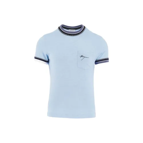 Ferragamo Мужские синие T-рубашки