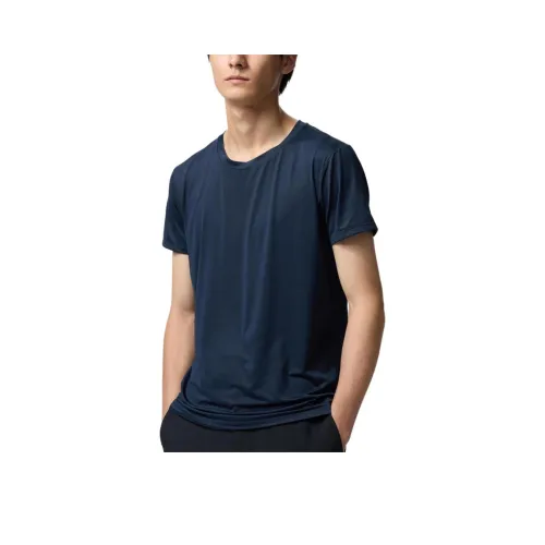 UNIQLO Темно-синие мужские футболки T