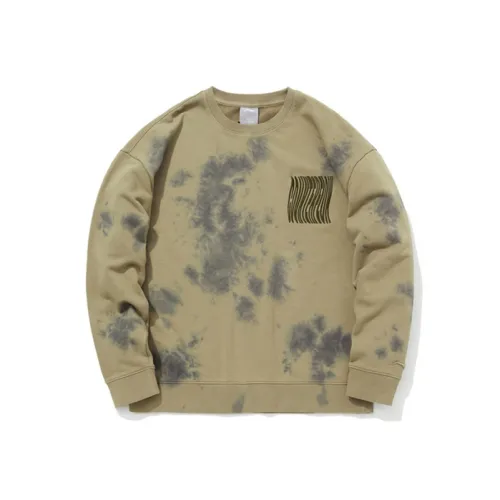 LiNing Свитшот Унисекс Умбра Желтый Tie Dye