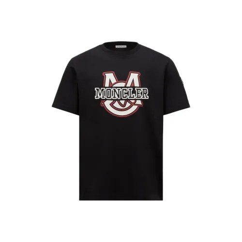 MONCLER Мужские T-рубашки морского синего цвета