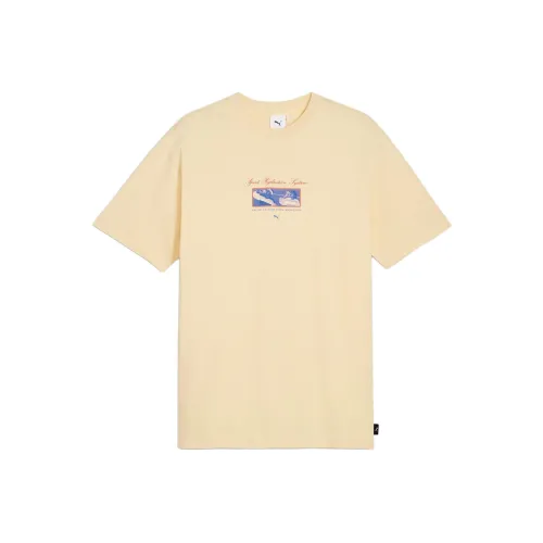 PUMA Желтые Мужские Футболки