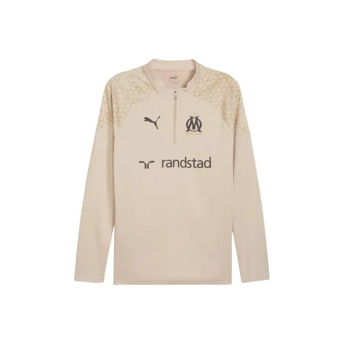 PUMA Olympique Marseille 2023 24 Т-рубашка Мужская Хаки