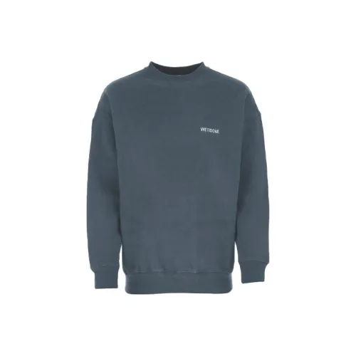 WE11DONE Темно-синий Унисекс Свитшоты