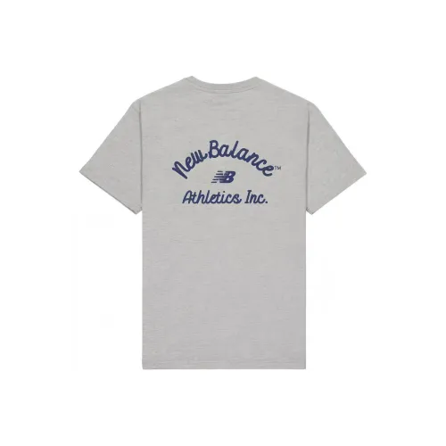 New Balance SS24 T Рубашка Мужская Серого цвета