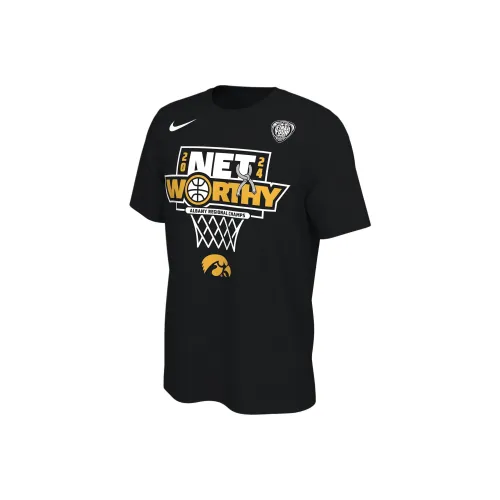 Nike College Баскетбольная футболка T-Shirt Мужская Черная