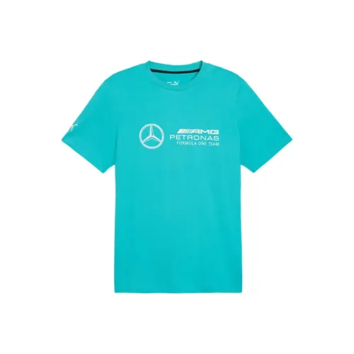 PUMA Mercedes AMG Petronas F1 SS24 T Рубашка Мужская Синяя