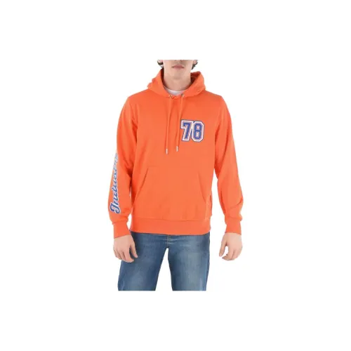 DIESEL Orange Men's Sweatshirts