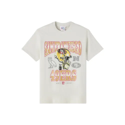 NFL Ovo Co Бренд Белая Унисекс Футболка