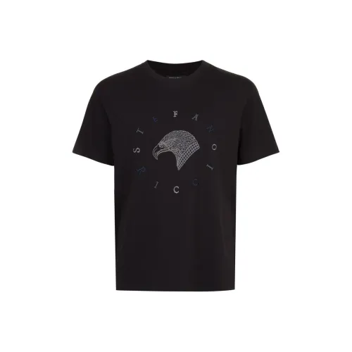 STEFANO RICCI Рубашка Мужская Черная