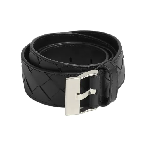Bottega Veneta Кожаные ремни Мужской Черный Ширина 3 см