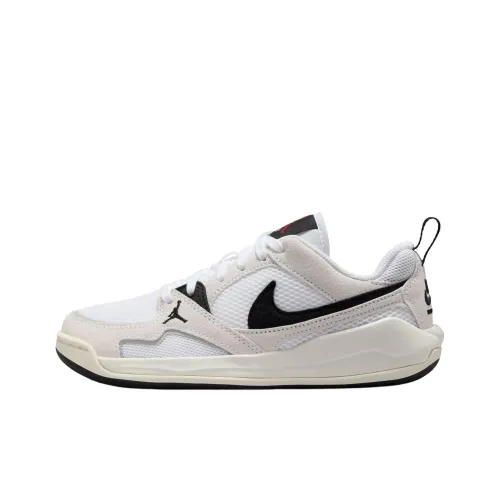 Джордан CMFT Era Нижняя юбка Устойчивая к истиранию Низкий топ KIDS Lifestyle Shoes Белый