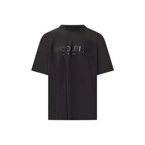WOOLRICH Мужские черные T-рубашки