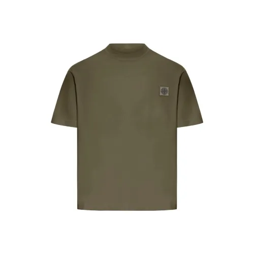 Stone Island Army Green Мужская T-Рубашка