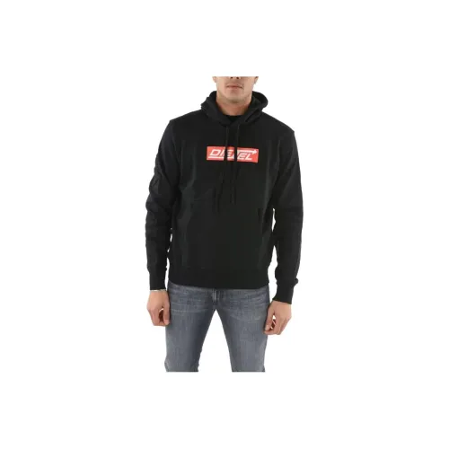 DIESEL Черные Мужские Свитшоты
