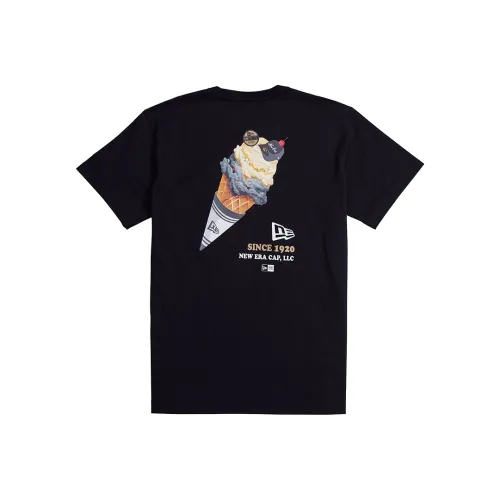New Era Черная Унисекс Футболка