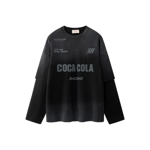 COCA COLA Черные Унисекс Футболки