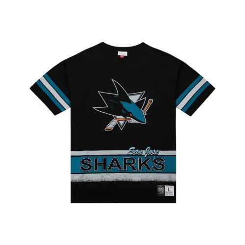 MITCHELL NESS x NHL San Jose Sharks Футболка Мужская Черная