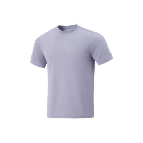 LINING Cool Tea T Рубашка Мужская Muddy Серый Фиолетовый