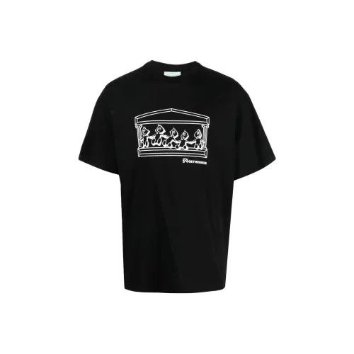 Aries Черные Мужские T-Рубашки