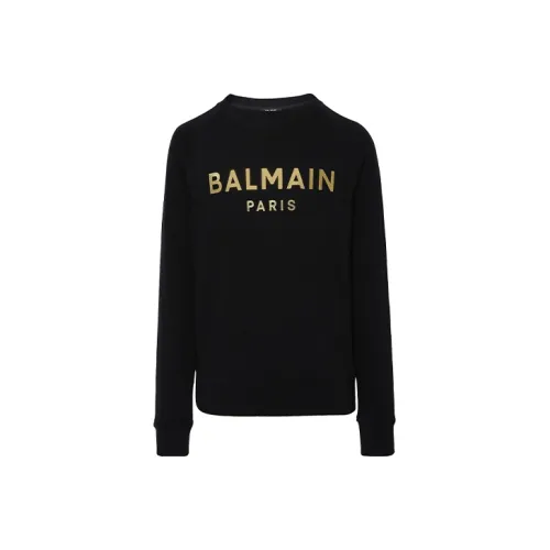 BALMAIN Черные Мужские Свитшоты