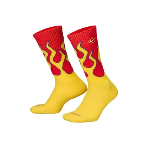 Найк Высокие Носки Унисекс 1 Пачка Желтые