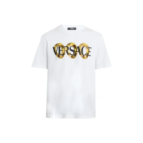VERSACE Белые Мужские T-рубашки
