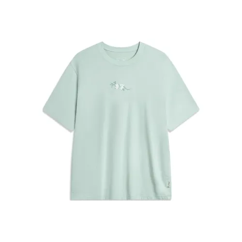 Подкладка Chinese Culture Series T-Shirt Мужская Светлая Лесной мох Синий