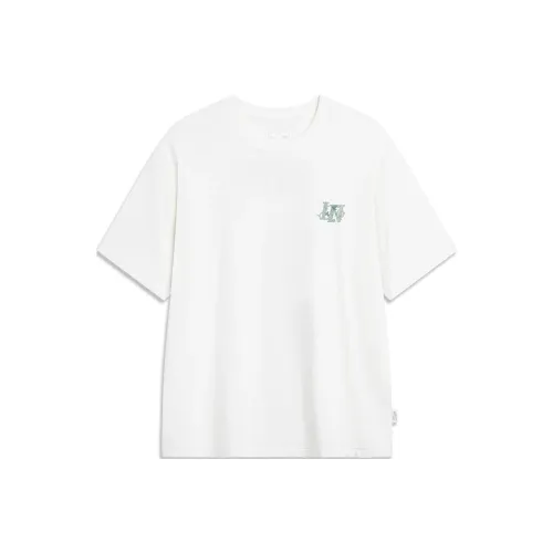 LINING Sports Life Collection Айвори Мужская T-Рубашка