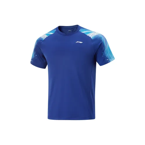 LINING Table Tennis Series T Рубашка Мужская Dream Blue