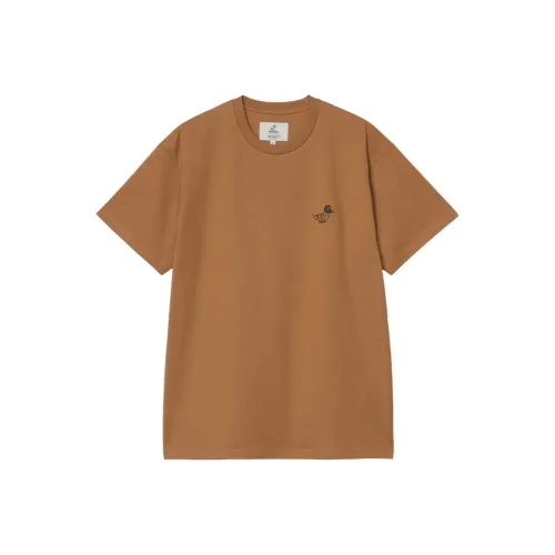 Carhartt WIP Collaboration Carhartt WIP x INVINCIBLE Коричневый Унисекс Футболка