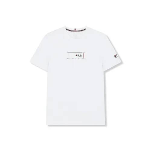 FILA Modern Heritage T-Shirt Мужская Стандартная Белая