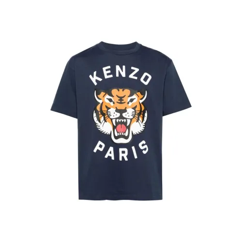 KENZO Мужские синие футболки