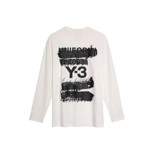 Y 3 Белая Унисекс Футболка