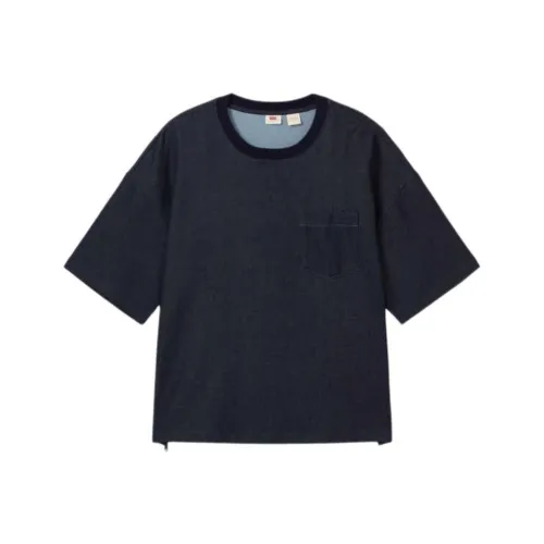 Levi's SS25 T-Shirt Мужской Темно-синий
