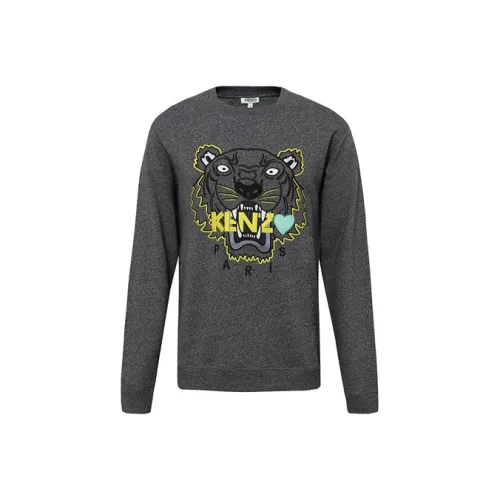KENZO Темно-серый Мужской Свитшот