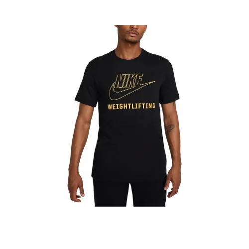 nike Swoosh FW24 WEIGHTLIFTING T Рубашка Мужская Черная
