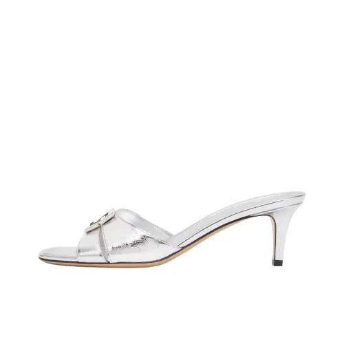 FENDI FFold Слипоны 5,5 см Женские Серебряные