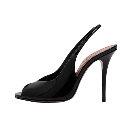 AMINA MUADDI Kristina Узкий каблук Высокие каблуки 10,5 см Женские Черный