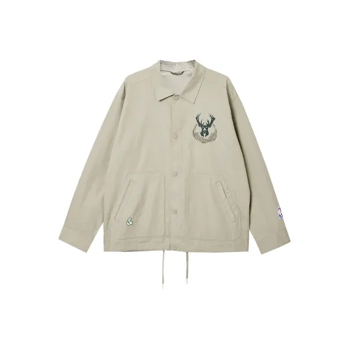 JACK JONES· X NBA Джек JONES NBA Co Бренд Куртки Пальто Мужской E11 Хаки