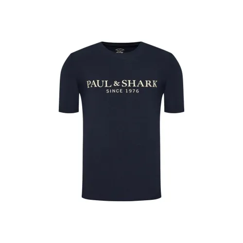 Paul Shark Yachting T-Shirt Мужская Морской Синий