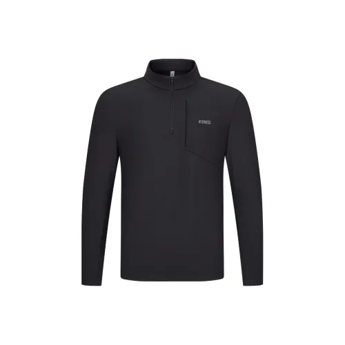 K·SWISS Мужские черные футболки