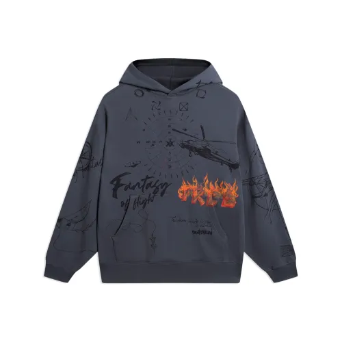 LINING Грозовой серый Унисекс Толстовки