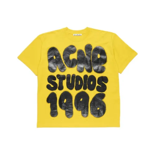 ACNE STUDIOS SS25 Горчичный желтый Унисекс Рубашка T