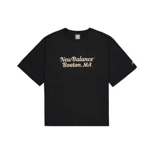 New Balance совместная футболка T Мужская Черная