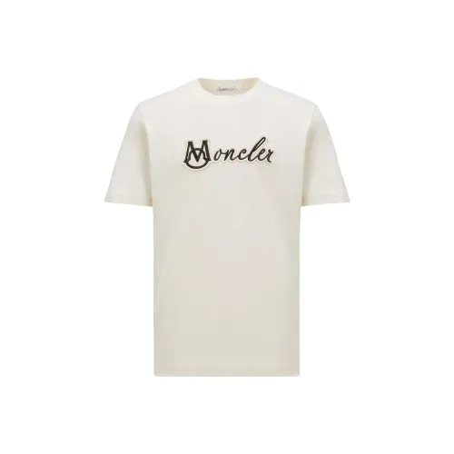 MONCLER Белая Мужская T-рубашка