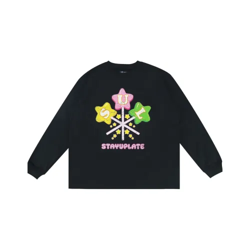 STAY UP LATE T-Shirt Унисекс Черный