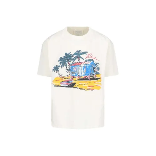 RHUDE Белая Мужская T-Рубашка