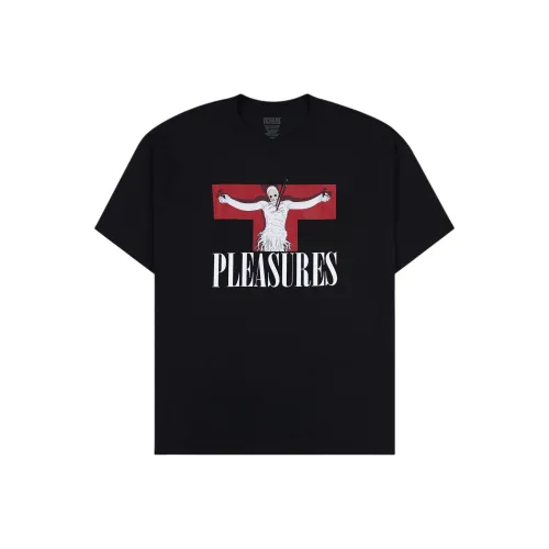 PLEASURES Evangelion Co Branded Модель Черная Унисекс Футболка