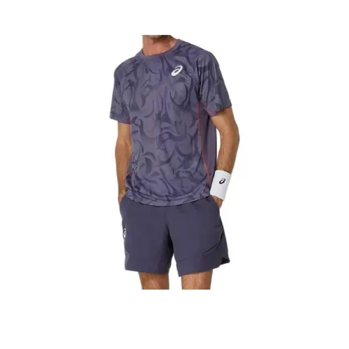 Asics ACTIMOTION™ T Рубашка Мужская Серый Фиолетовый